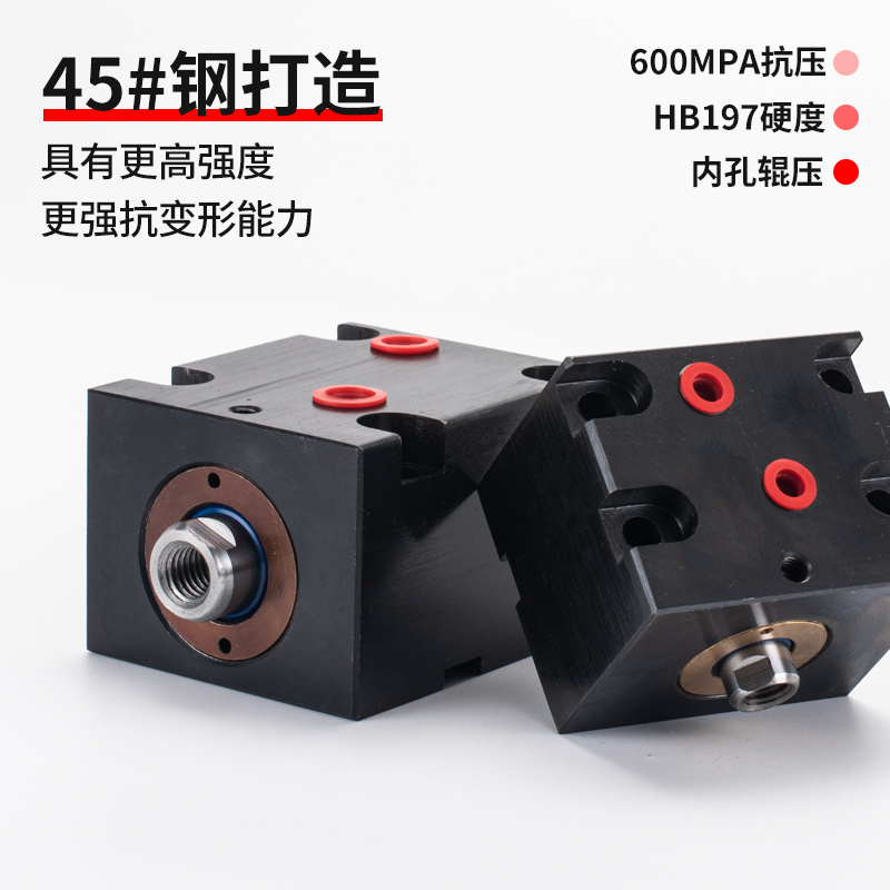 薄型油缸方形液压缸小型模具JOB内牙LA20/25/32/40/50/63/80/100