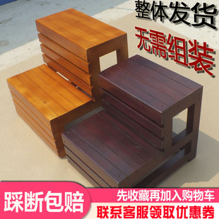 家用梯子实木二步梯凳两用梯凳子台阶脚踏凳登高梯踏步登高凳踏步