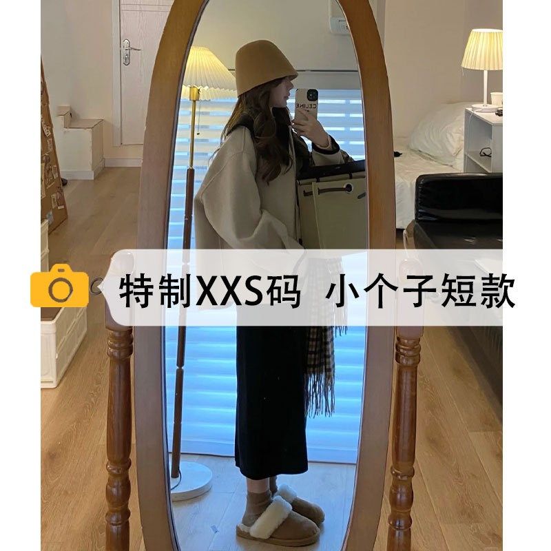 黑色半身裙女小个子秋冬新款毛呢a字裙中长款150cm显高包臀裙xxs,女装/女士精品,半身裙,淘宝优惠券,粉丝福利购,淘宝优惠卷