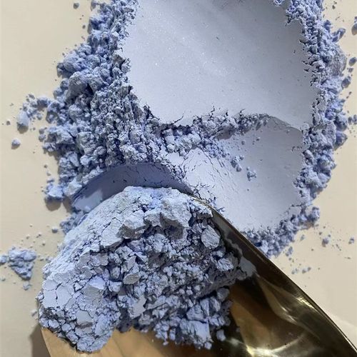 白翠末 岩彩浅翠蓝100克颜料矿物颜料目100目200目壁画天蓝色