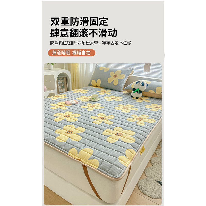 全棉褥子床垫家用夹棉床单夏季床褥垫子软垫学生宿舍单人薄款垫褥