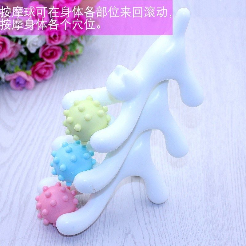 新品 达贺小猫伸懒腰滚轮按摩器经络肩颈椎脊椎背部按摩狗全身,个人护理/保健/按摩器材,其它按摩器材,淘宝优惠券,粉丝福利购,淘宝优惠卷