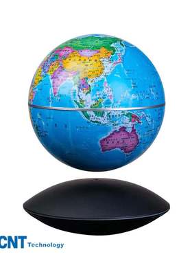 磁悬浮发光地球仪招财办公室桌面牛气轻奢摆件商务个性时尚饰礼品