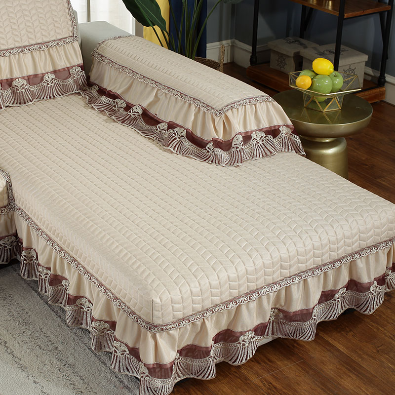 高档沙发垫秋冬款四季通用防滑坐垫子贵妃全包欧式沙发套罩巾定做