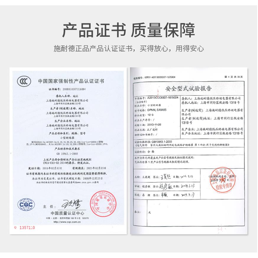 断路器空气开关 Easy9单片双进双出空开DPN16A小型断路器
