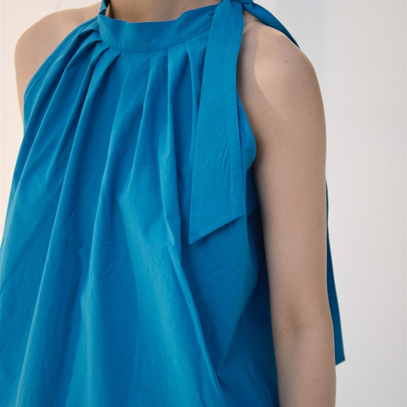 Vitatha番塔塔 习习夏露肩挂脖吊带背心女外穿宽松显瘦无袖上衣