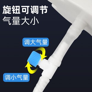 555增氧泵USB充氧泵鱼缸养鱼大气量超静音氧气泵水族钓鱼用冲氧泵