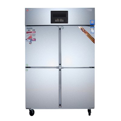 中雪四门厨房柜冷藏冷柜冷冻冰柜商用冰箱立式展示柜铜管双温六门
