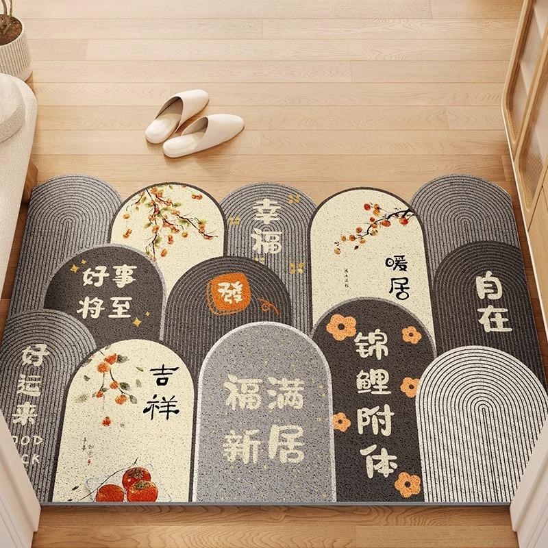 入户门垫进门丝圈地垫门口防滑可裁剪地毯家用玄关耐脏蹭土脚踏垫