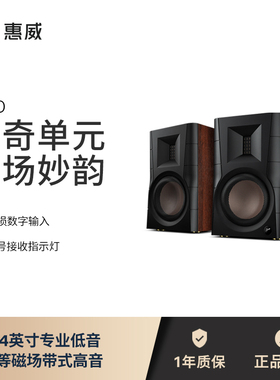 HiVi/惠威D100无线蓝牙家用桌面有源电视台式电脑音响游戏音箱