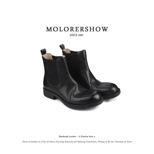 MOLORERSHOW【ciassics】街头感切尔西靴英伦风厚底秋冬中筒瘦瘦