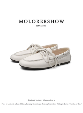 MOLORERSHOW【极简休闲鞋】2025新款休闲单鞋款秋季百搭纯色豆豆