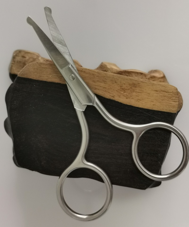 圆头刘福艺小剪刀剪鼻毛手耳毛毛修理器男士修胡子剪刀家用小剪子