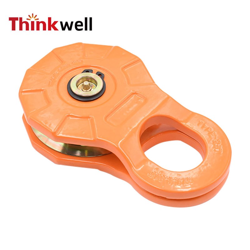 路野装备吊夹具钢丝绳吊具拖车救援吊装10T动滑轮组起重绞盘滑轮