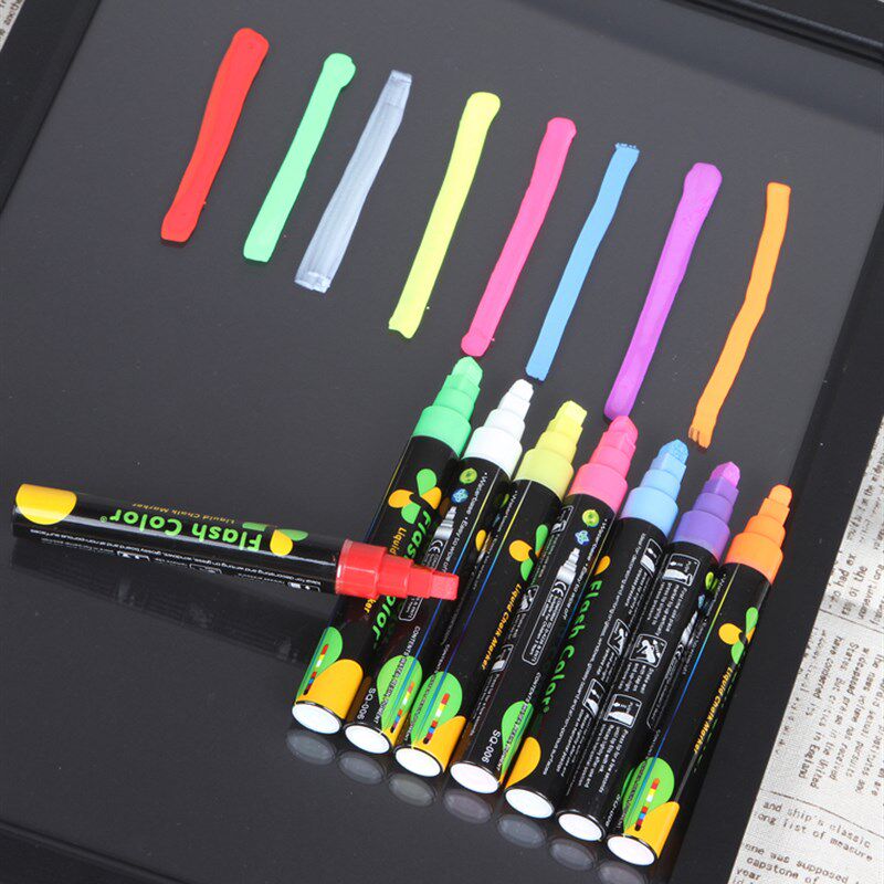 LED荧光板专用荧光笔 电子黑板广告牌笔水性彩笔广告牌手写荧光笔