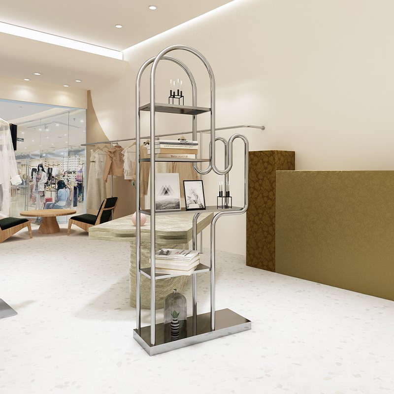服装店展示架多功能包包置物架落地式简约架子网红装饰女装店货架