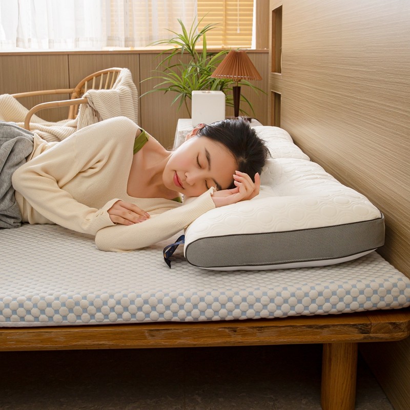 泰国天然乳胶家用枕头护颈椎助睡眠一对套枕芯睡觉专用整头男夏季,床上用品,乳胶枕,淘宝优惠券,粉丝福利购,淘宝优惠卷