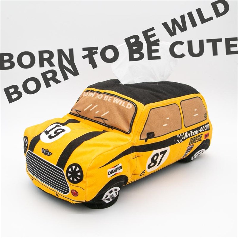 捕梦岛宝马mini迷你车载收纳面巾纸套纸巾盒纸抽套餐巾纸套可定制