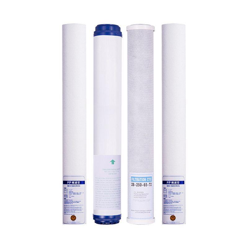 20寸PP棉滤芯商用净水器前置过滤器5/1微米社区售直饮机通用配件