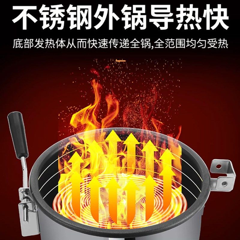 爆米花机商用摆摊用插电爆米花机器全自动大型爆谷机美式球形影院