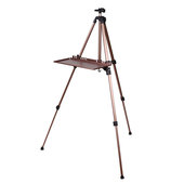 写生素描美术画架画板折叠支架式 铝合金户外便携水彩展示三角架