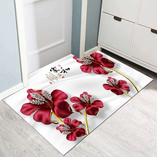 免洗可擦双层环保水晶板入户门地垫家用玄关门垫电梯垫可裁剪定制