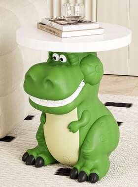 MSKA创意卡通抱抱龙存钱罐边几客厅房间装饰落地摆件乔迁新居礼品