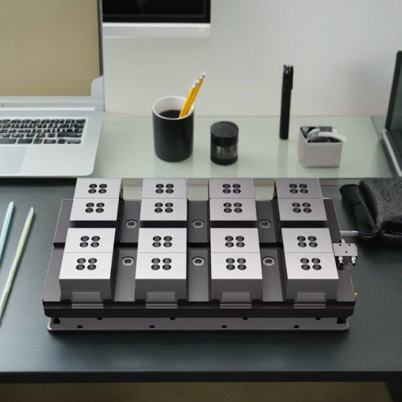 气动虎钳多夹位大开口模块可换式重型机床NC夹具高精度自定心功能