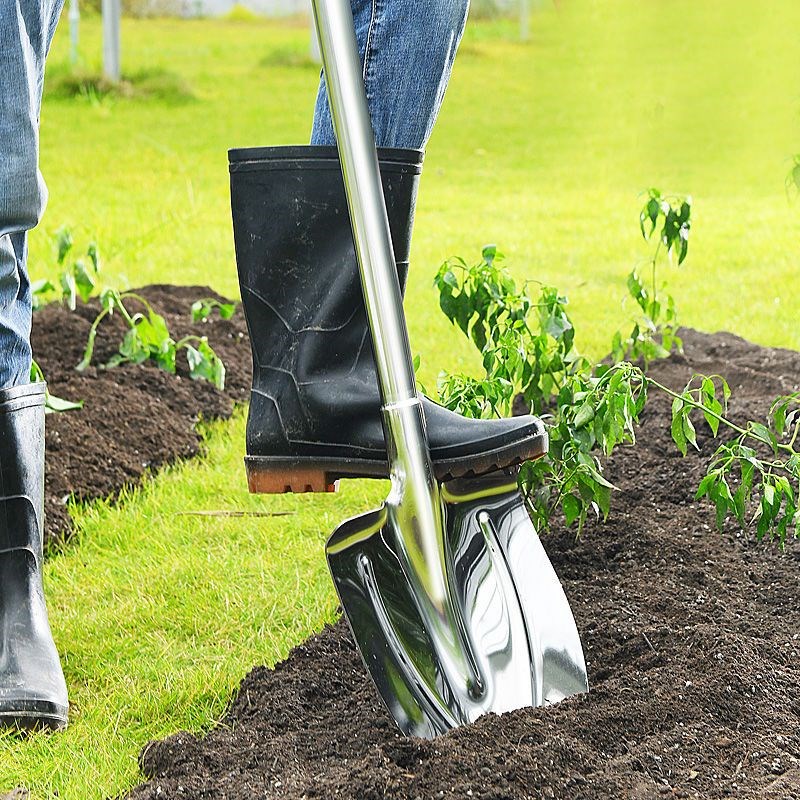 铁锹农用户外全钢铲子加厚挖土园艺种树工具赶海不锈钢大铁锨铁铲