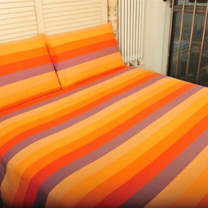 禧坊家居 纯棉色织单人加大床单180*245cm    适用于1.2床包邮