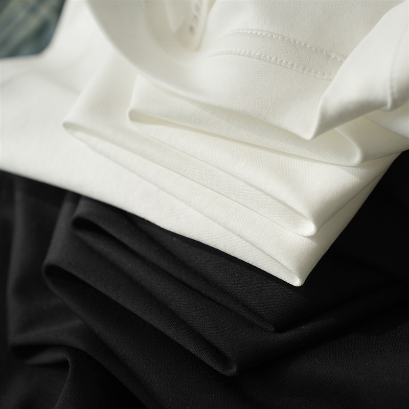 50支匹马棉T恤双面液氨女士丝光棉打底衫长袖春秋款 山东网店女装