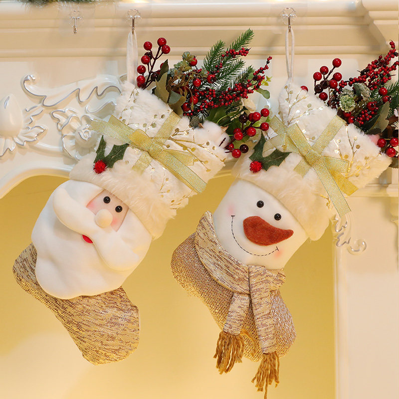 圣诞节装饰品小袜子圣诞树挂件挂饰礼物袋礼品盒幼儿园糖果袋摆件,节庆用品/礼品,圣诞袜,淘宝优惠券,粉丝福利购,淘宝优惠卷