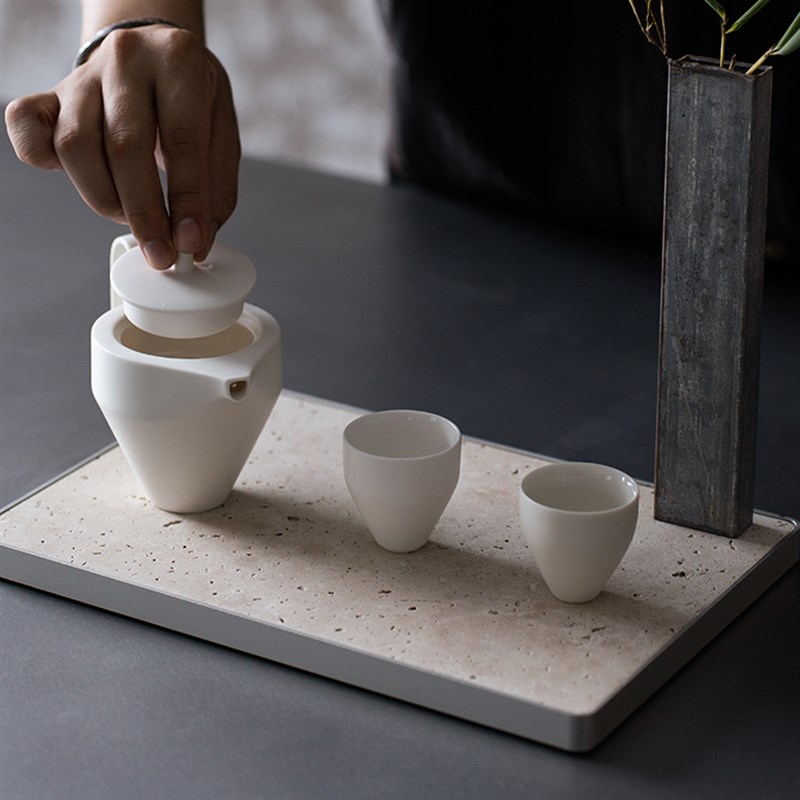 一样一生简约茶具套组景德镇陶瓷茶具茶壶茶杯样板房茶具送礼套装