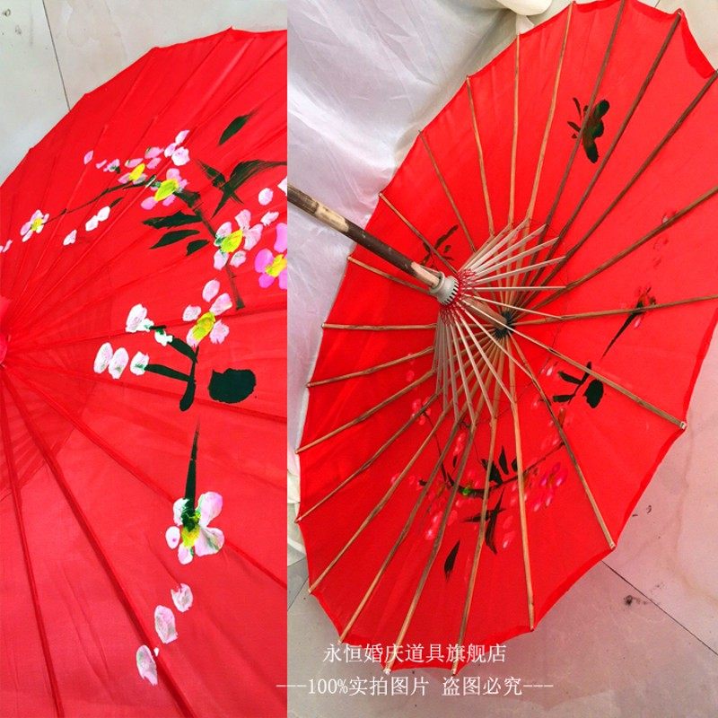 大号工艺绸布伞 中式结婚礼新娘红伞油纸雨伞 传统喜婚庆道具用品,节庆用品/礼品,节庆布艺用品,淘宝优惠券,粉丝福利购,淘宝优惠卷