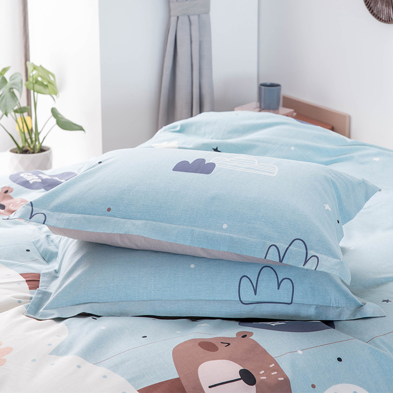 枕套纯棉单个装小号儿童枕头套30X50学生40x60成人大号48 74定做,床上用品,枕套,淘宝优惠券,粉丝福利购,淘宝优惠卷