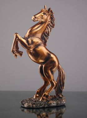 北欧马雕塑工艺品家居摆设客厅办公室创意招财复古软装饰品马摆件