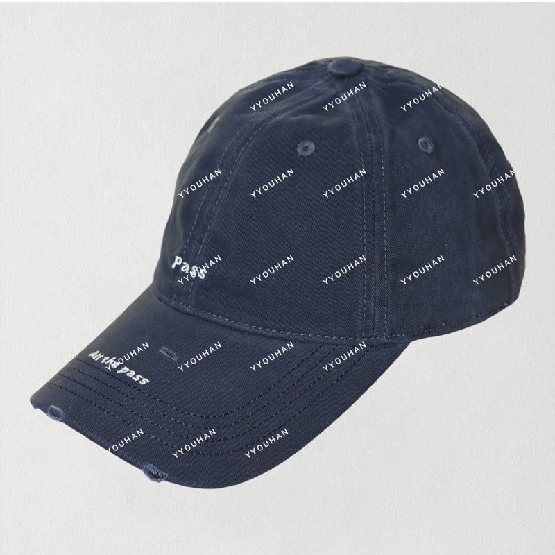 Yyouhan 2025新小众设计绣花字母多功能贝雷帽休闲帽2508C4257