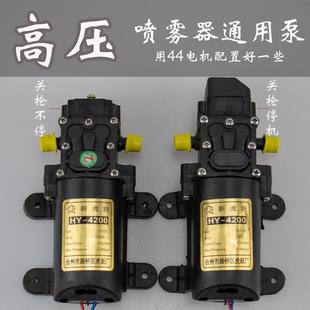 4200电机 电动喷雾器水泵配件大全增压泵电机泵头大功率新虎跃hy