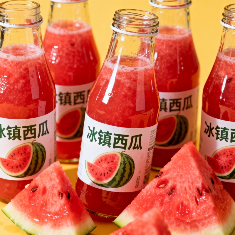 【到手10瓶】冰镇西瓜果味饮料220ml/瓶清爽解腻学生宿舍家商囤货