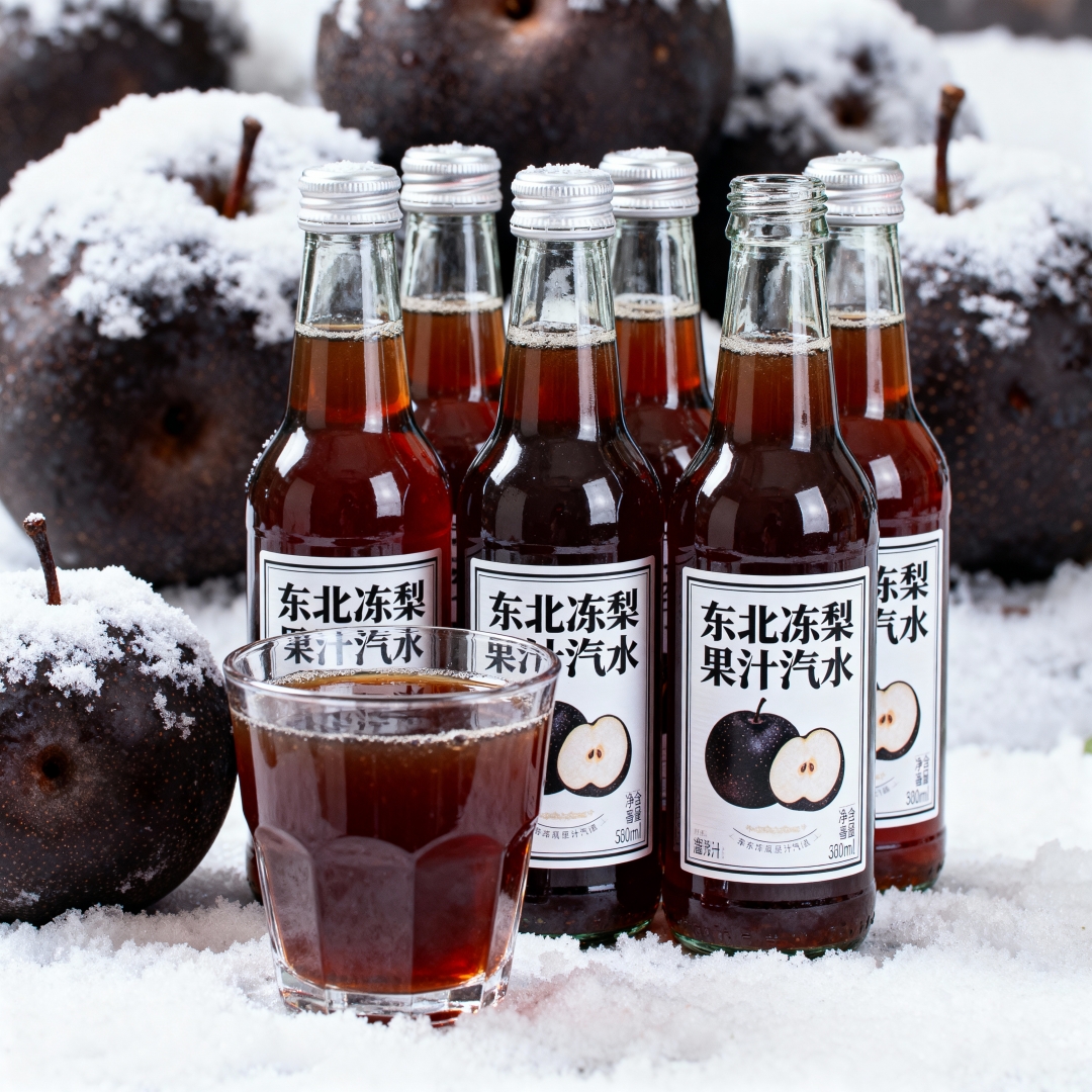 【8罐冰爽】东北冻梨汽水饮料多选气泡水网红特产果味果汁好喝