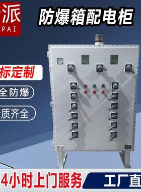 立式防爆配电箱电成套配电柜气体防爆等级IIBT4电控箱防火