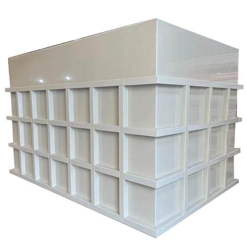 PP水箱易焊接电镀PP水箱酸洗槽水产养殖水池耐酸碱加厚白色PP水箱