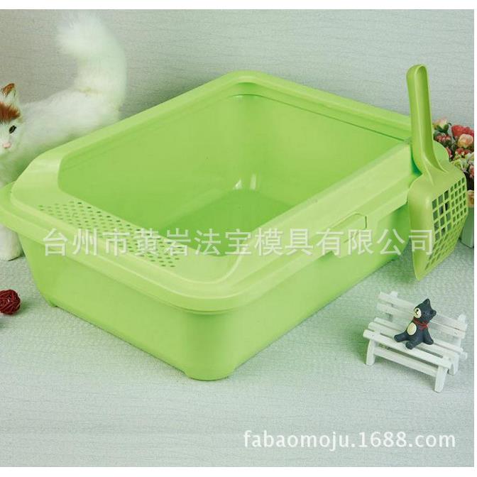 猫砂盆塑料猫砂盆宠物猫厕所猫沙盒模具专业定制加工