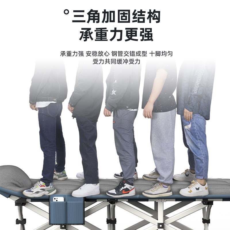 办公室折叠床午睡单人午休床家用便携躺椅简易医院陪护行军床神器