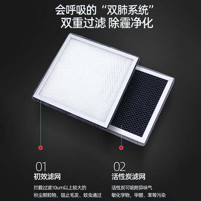 绿岛风双向流换气新风机家用系统空气净化器商用静音管道式除甲醛