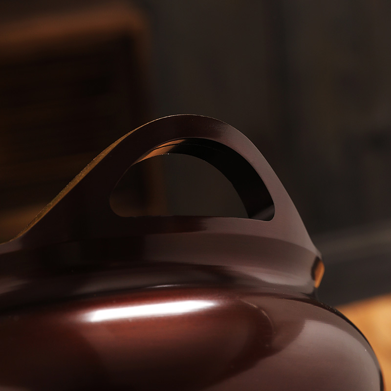 纯铜香炉家用供奉三足宣德炉供佛插香线香炉室内礼佛烧香炉香薰炉