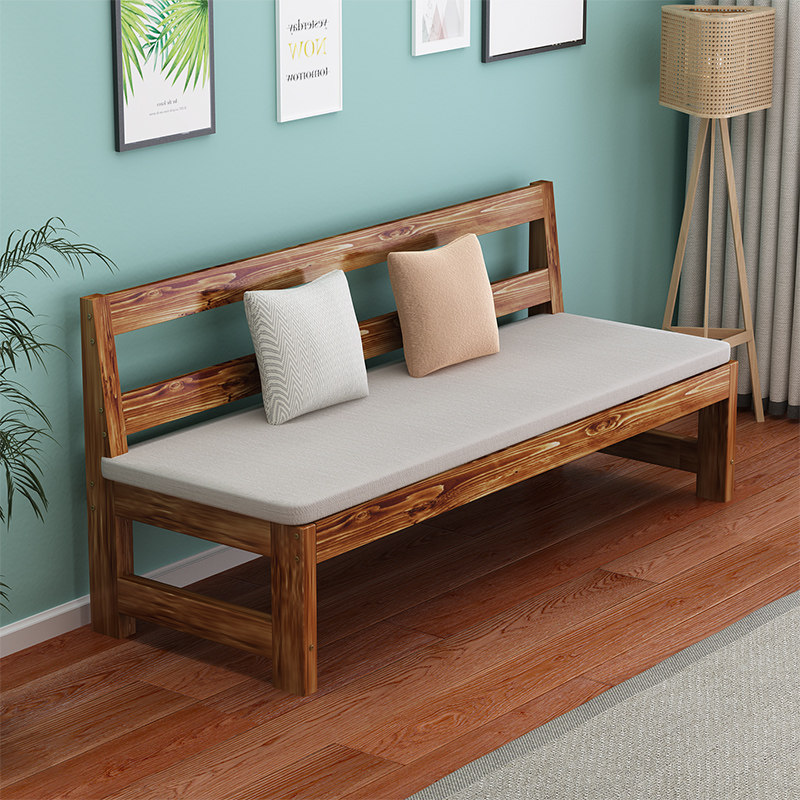 做旧实木长椅阳台休闲靠背椅小吃店餐椅三人椅人沙发松木椅,住宅家具,实木沙发,淘宝优惠券,粉丝福利购,淘宝优惠卷