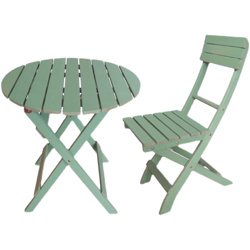 折叠桌椅小户型家用阳台吃饭餐桌子实木便携式摆摊桌