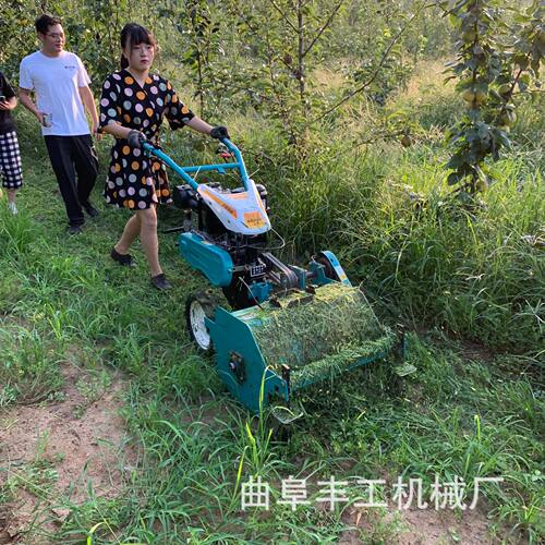 果园茶园小型碎草机山地丘陵杂草锄草机农用荒草高草灭草机