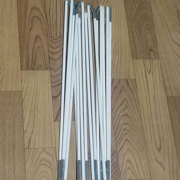 圆顶蒙古包蚊帐支架杆子配件加粗通用定制玻璃钢骨架帐篷龙骨单买